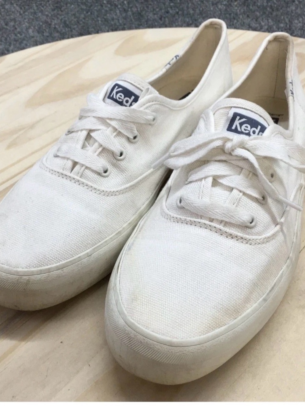 Keds White Canvas Women's  Champion (Size USA 8) gender neutral
